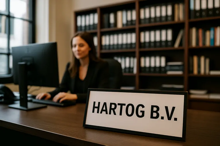 Bedrijfsinformatie van hartog b.v.