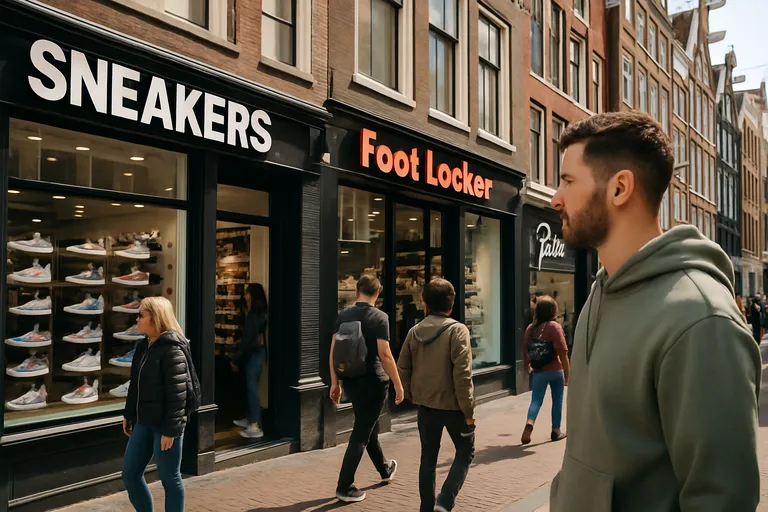 De sneaker scene in amsterdam