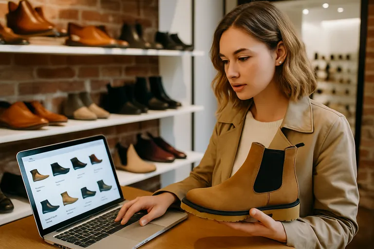 Online vs. offline bij een amsterdam shoe store
