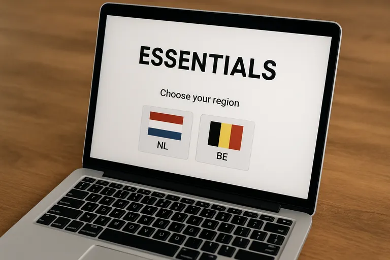 Zo gebruik je de Essentials website